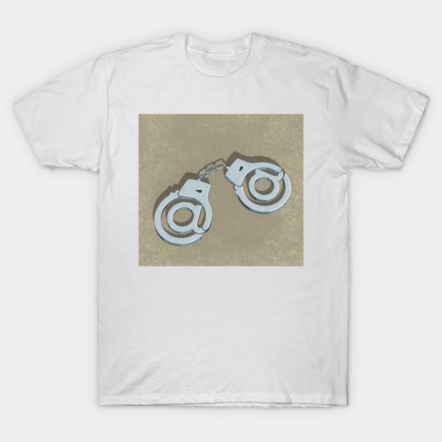 @ Handcuffs T-Shirt by John Holcroft